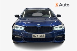 sininen BMW 520 2019 kuva 5.