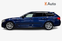 sininen BMW 520 2019 kuva 6.