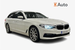 valkoinen BMW 520 2020 kuva 1.