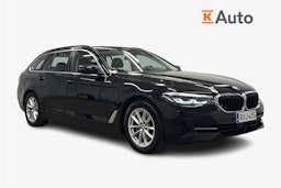 musta BMW 520 2020 kuva 1.