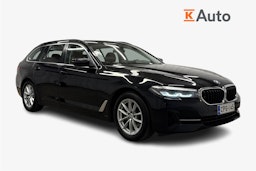 musta BMW 520 2021 kuva 1.