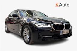 Musta BMW 520 2022 kuva 1.