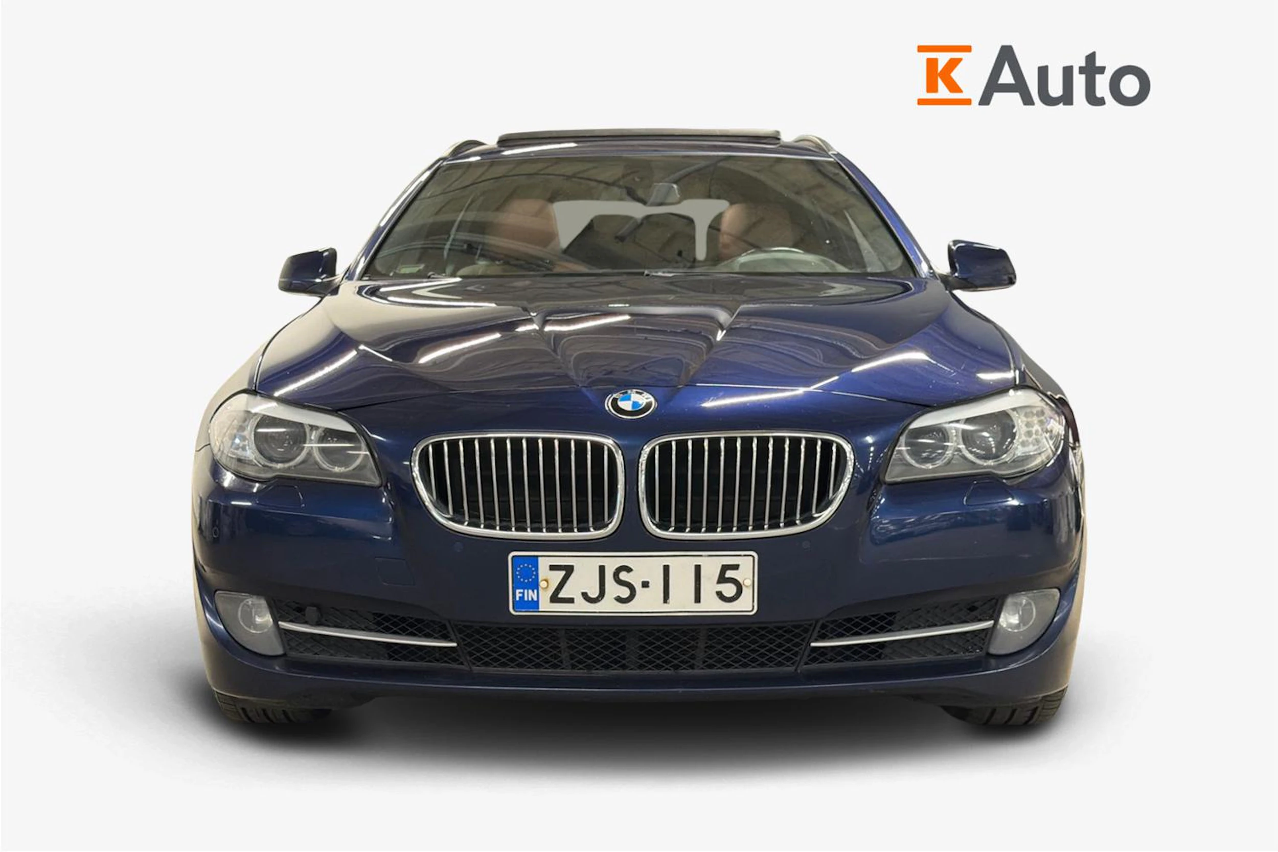 sininen BMW 525 2012 kuva 4.