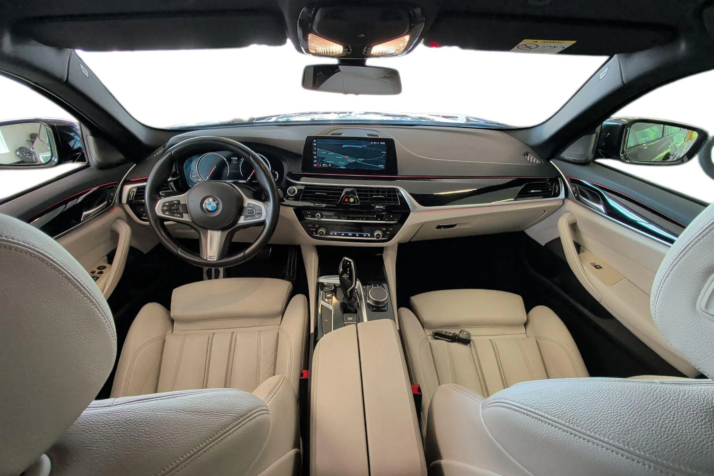 musta BMW 530 2018 kuva 8.