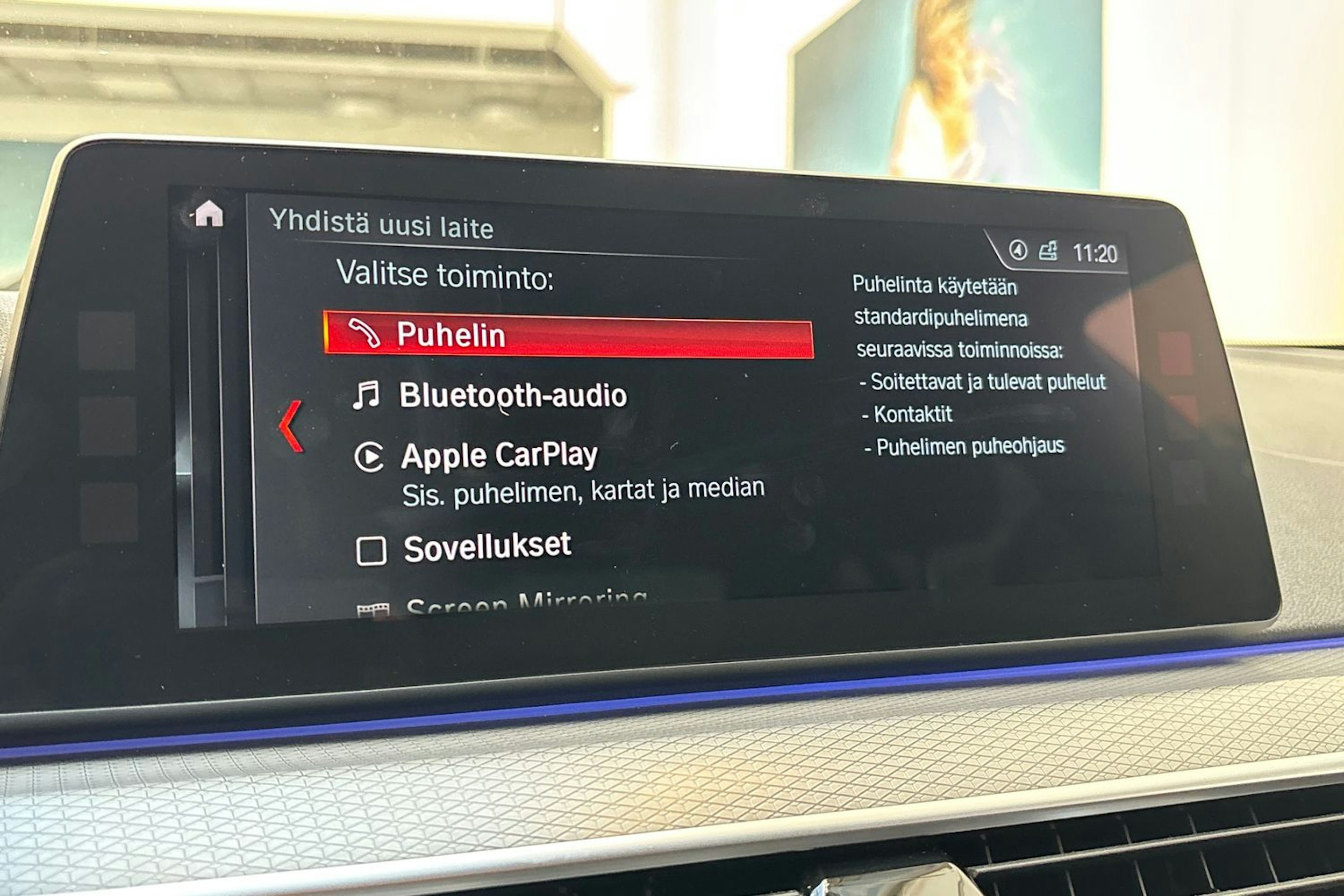 valkoinen BMW 530 2018 kuva 30.