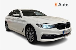 valkoinen BMW 530 2019 kuva 1.