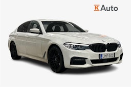 valkoinen BMW 530 2019 kuva 1.