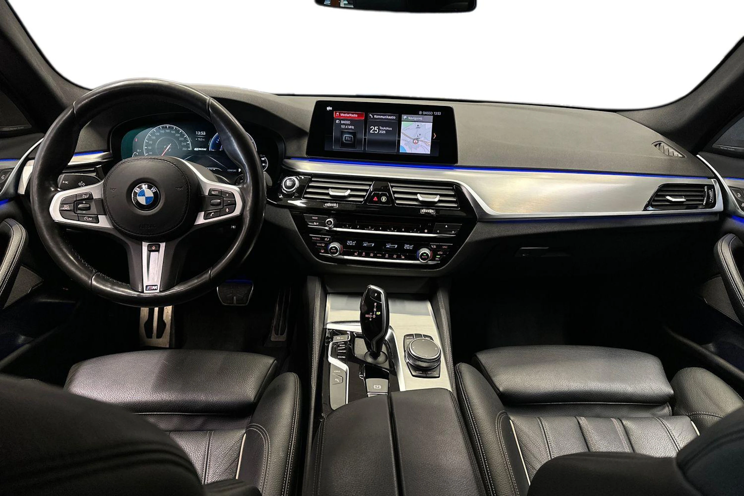 musta BMW 530 2019 kuva 9.