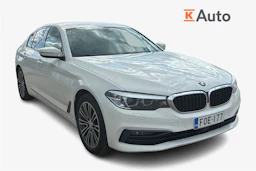 Valkoinen BMW 530 2020 kuva 1.