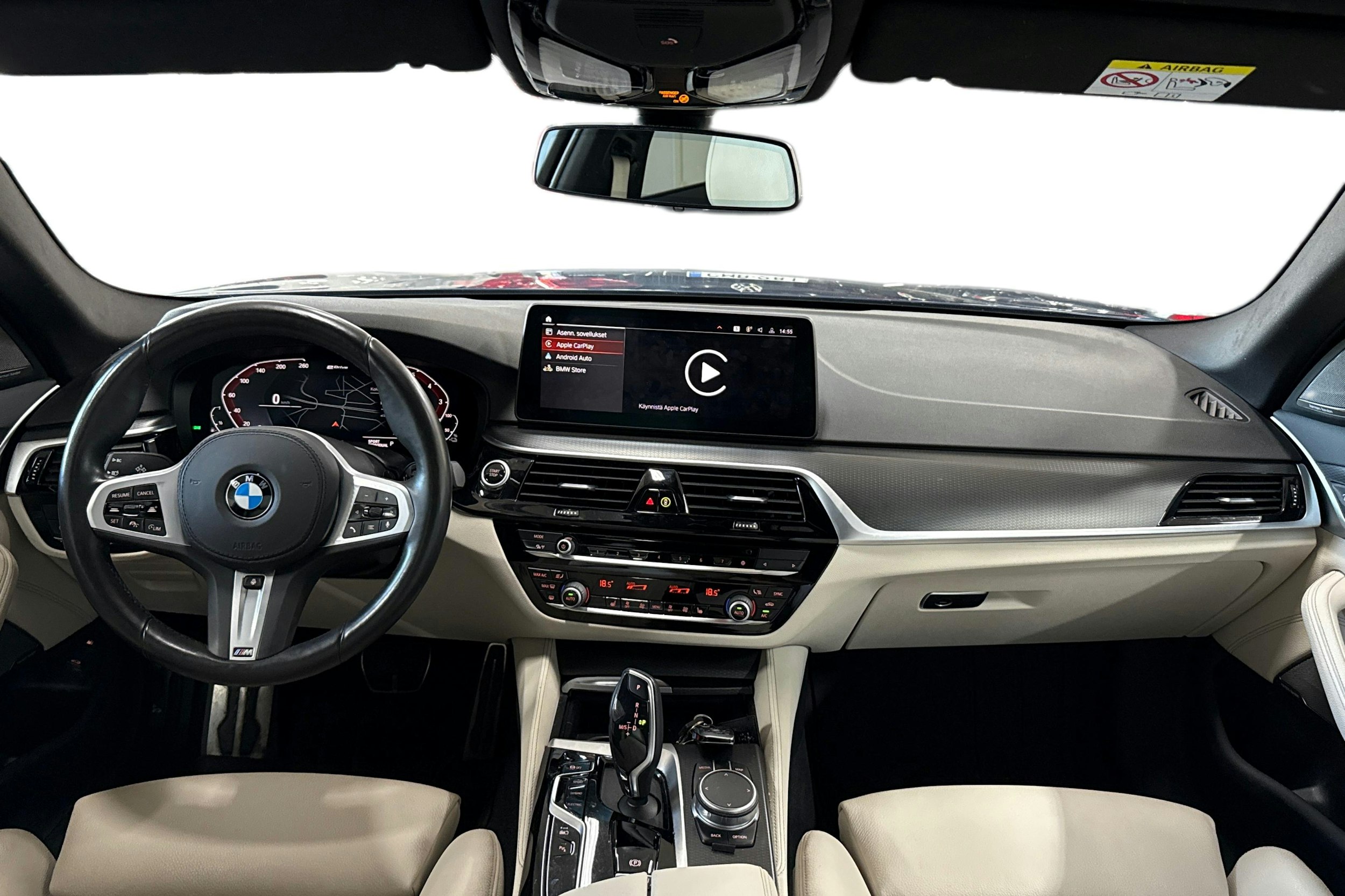sininen BMW 530 2020 kuva 9.