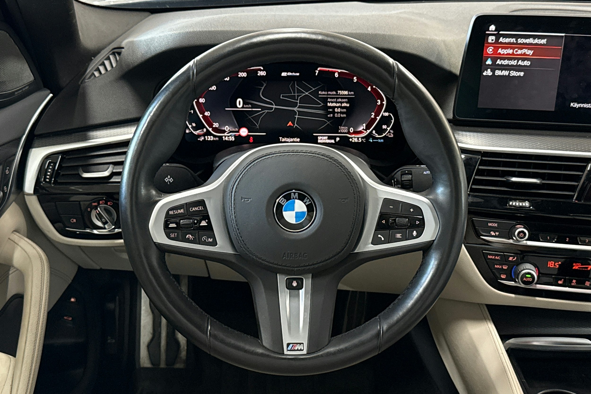 sininen BMW 530 2020 kuva 14.