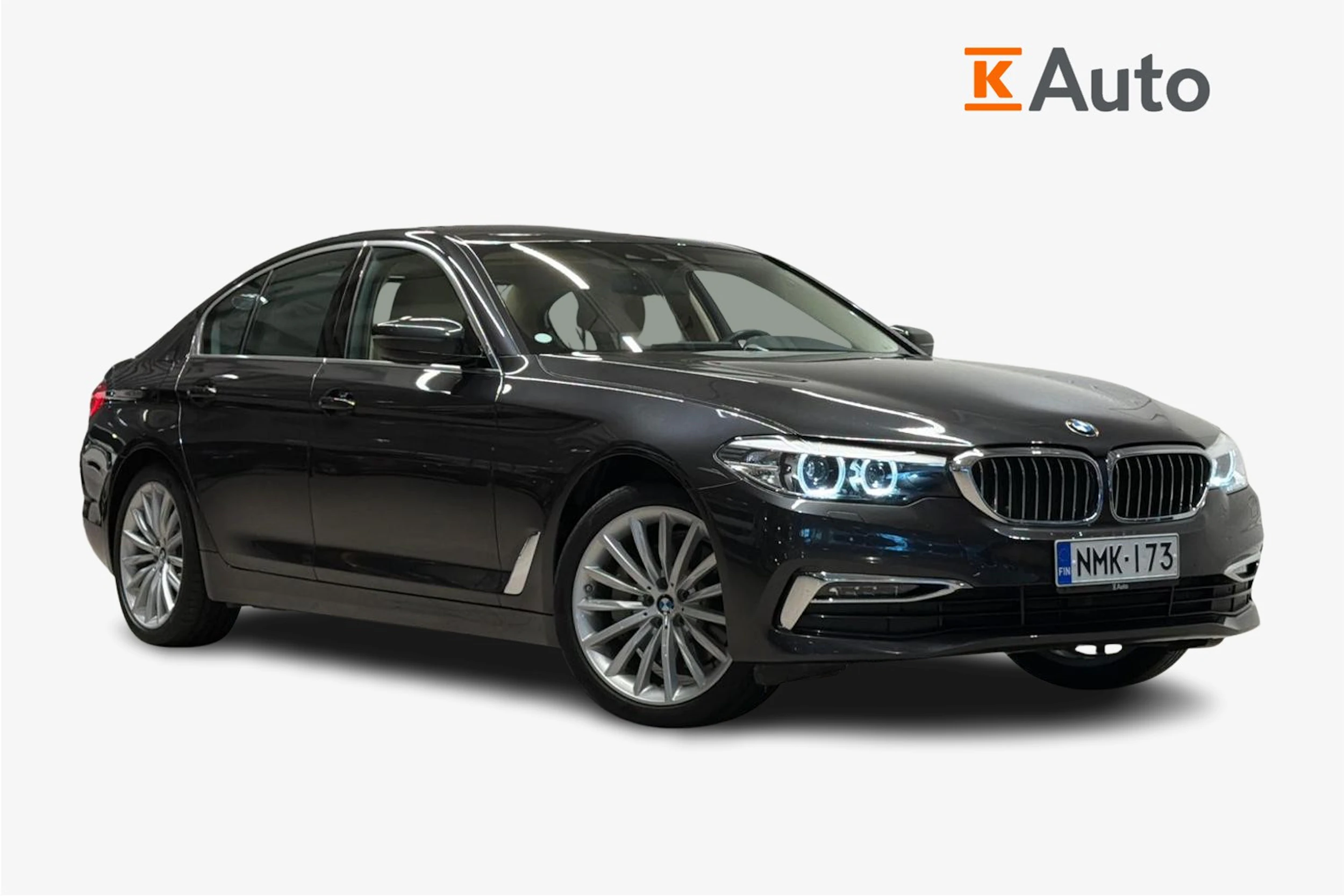 musta BMW 530 2020 kuva 1.
