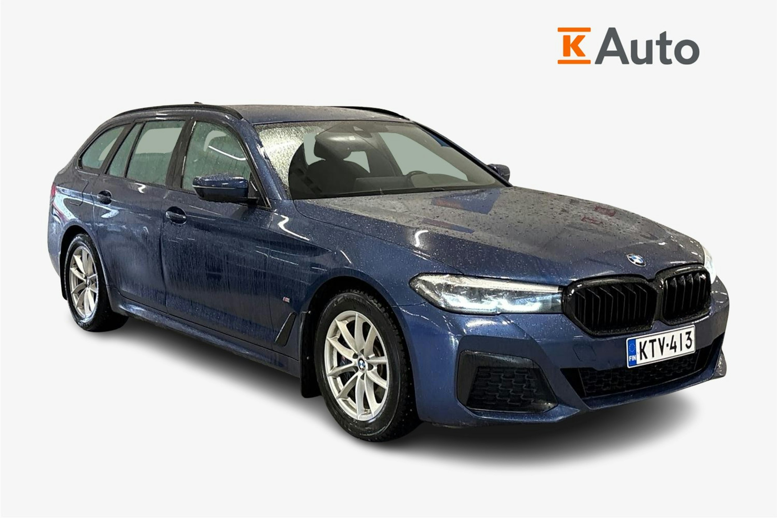 sininen BMW 530 2021 kuva 1.