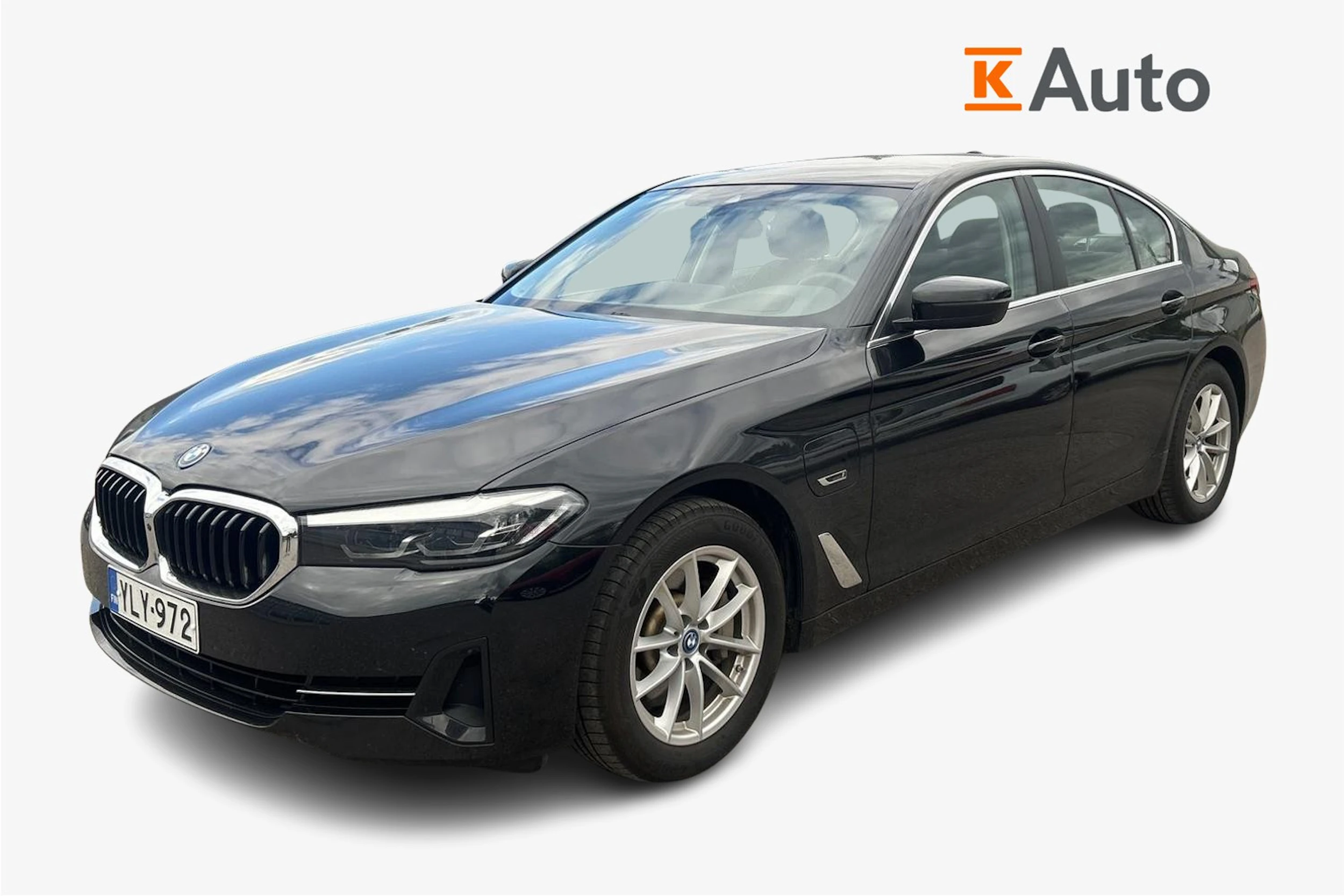 musta BMW 530 2023 kuva 1.