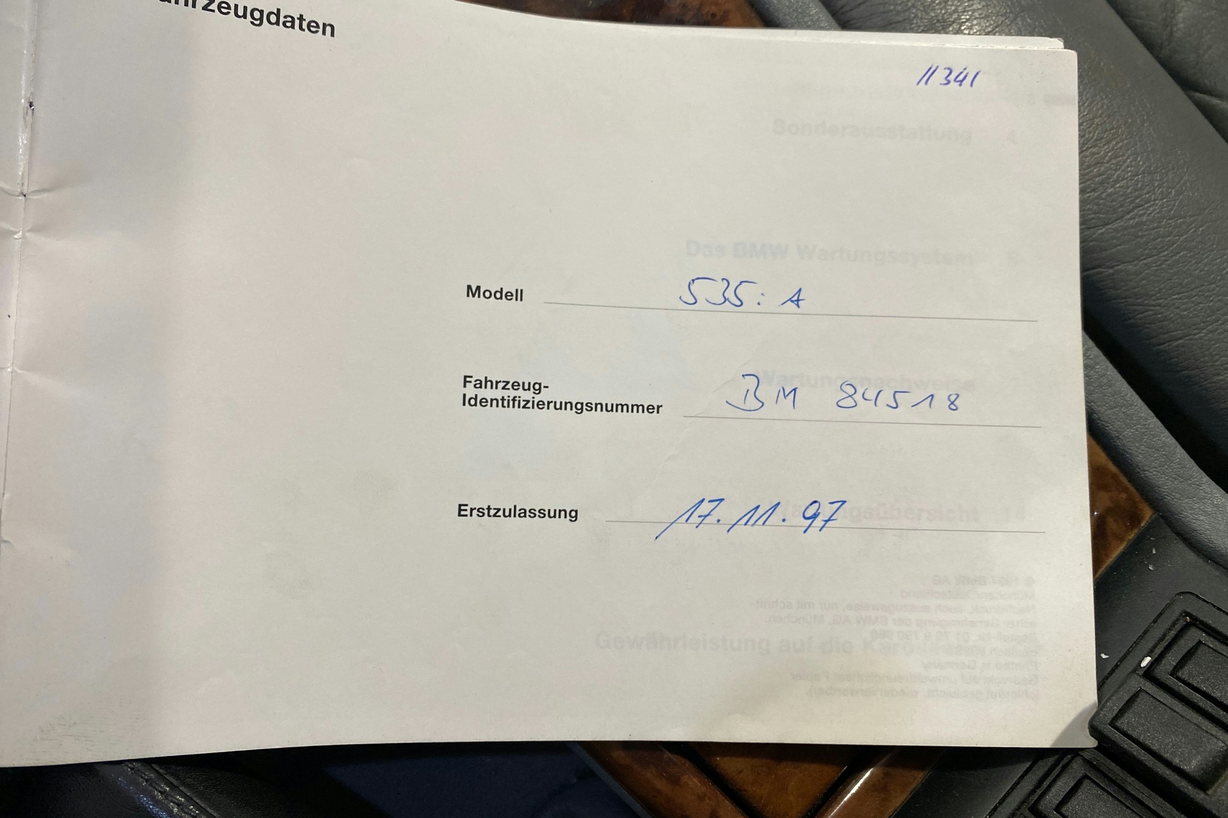 harmaa BMW 535 1998 kuva 15.