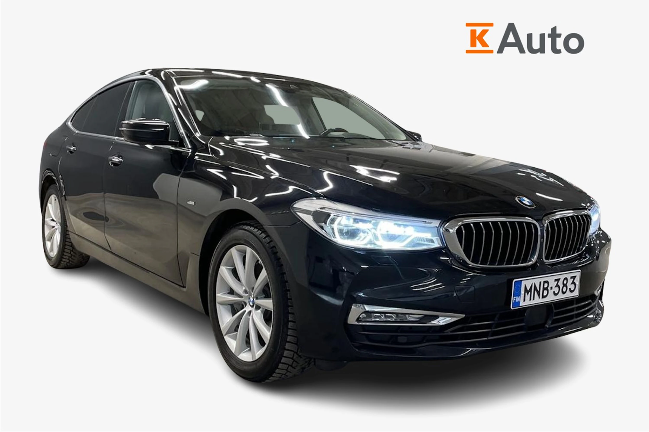 Musta BMW 640 Gran Turismo 2018 kuva 1.