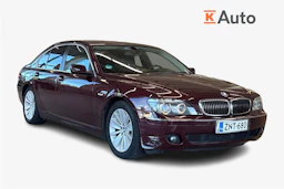 punainen BMW 740 2008 kuva 1.