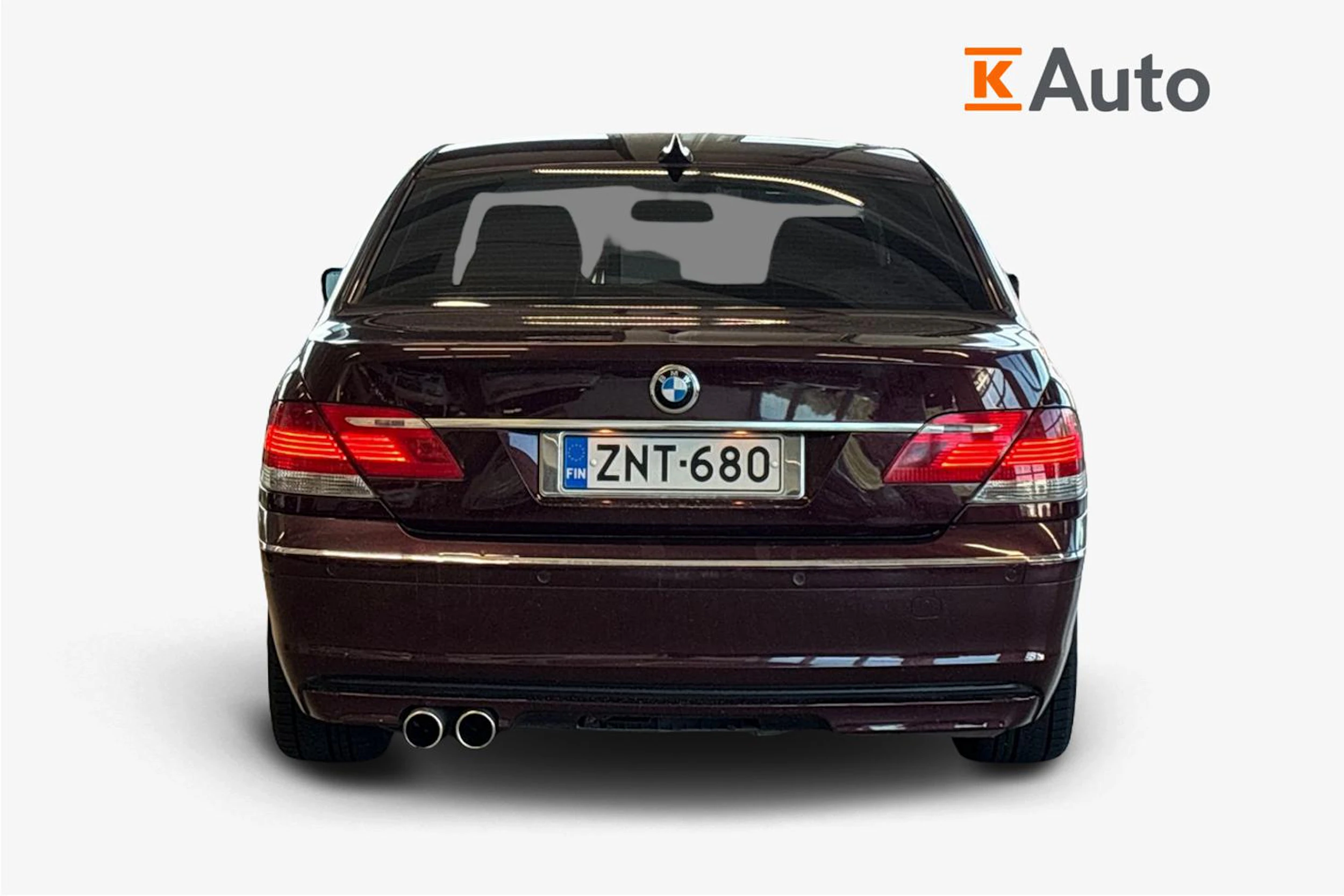 punainen BMW 740 2008 kuva 3.
