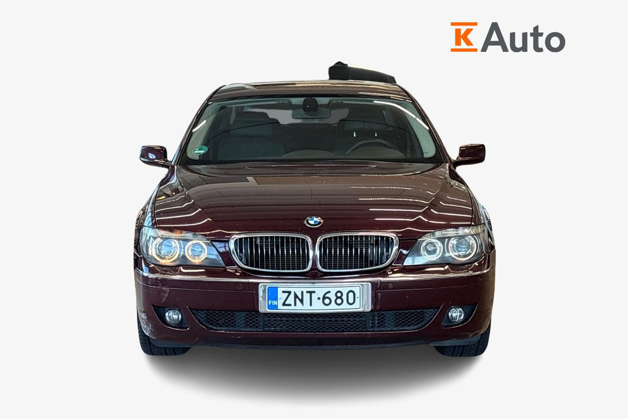 punainen BMW 740 2008 kuva 4.