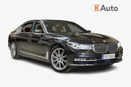 harmaa BMW 740 2017 kuva 1.