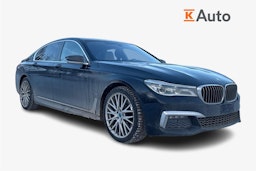 sininen BMW 740 2017 kuva 1.