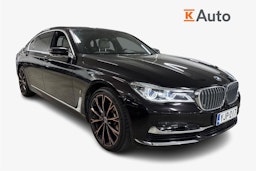 musta BMW 740 2017 kuva 1.