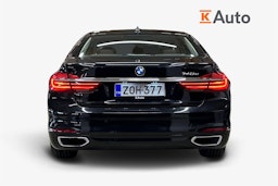 musta BMW 740 2017 kuva 3.