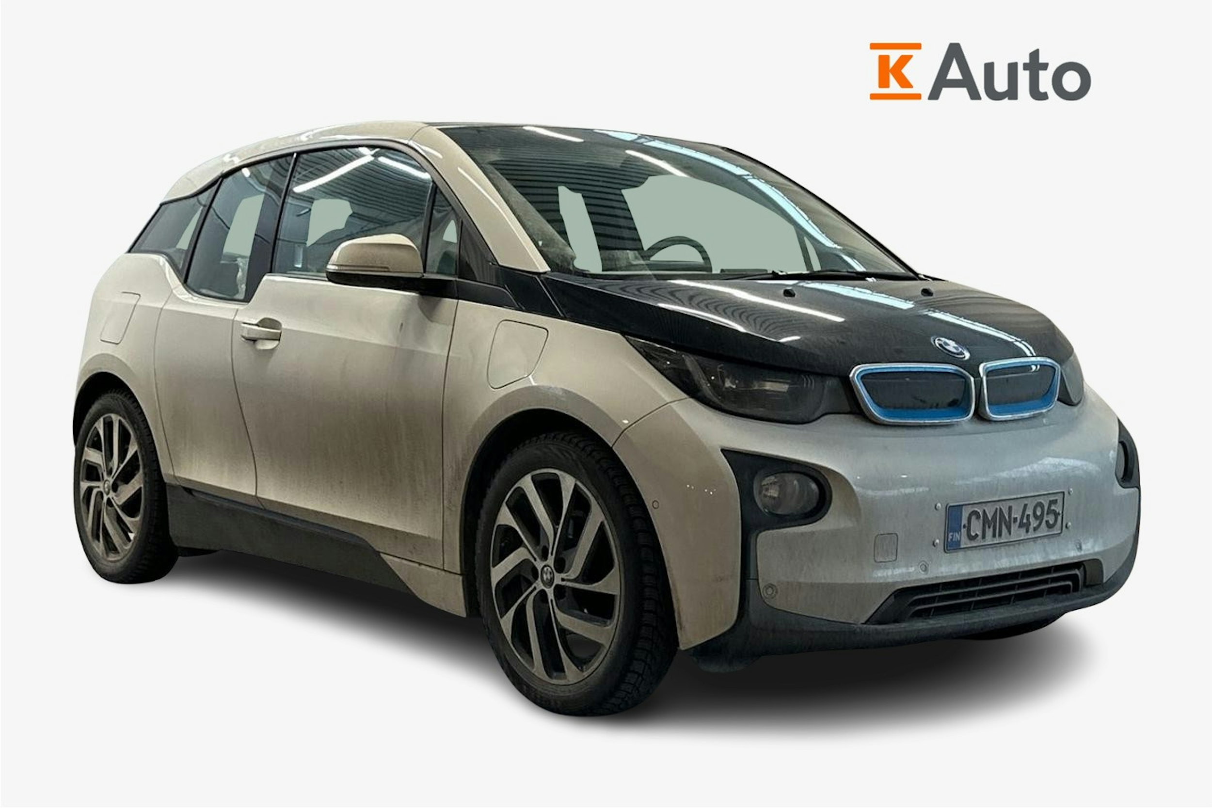 Valkoinen BMW i3 2015 kuva 1.