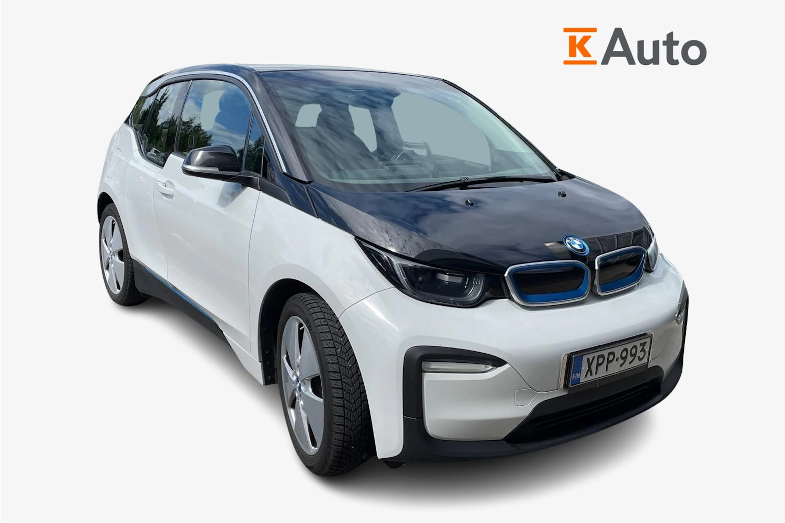 valkoinen BMW i3 2019 kuva 1.