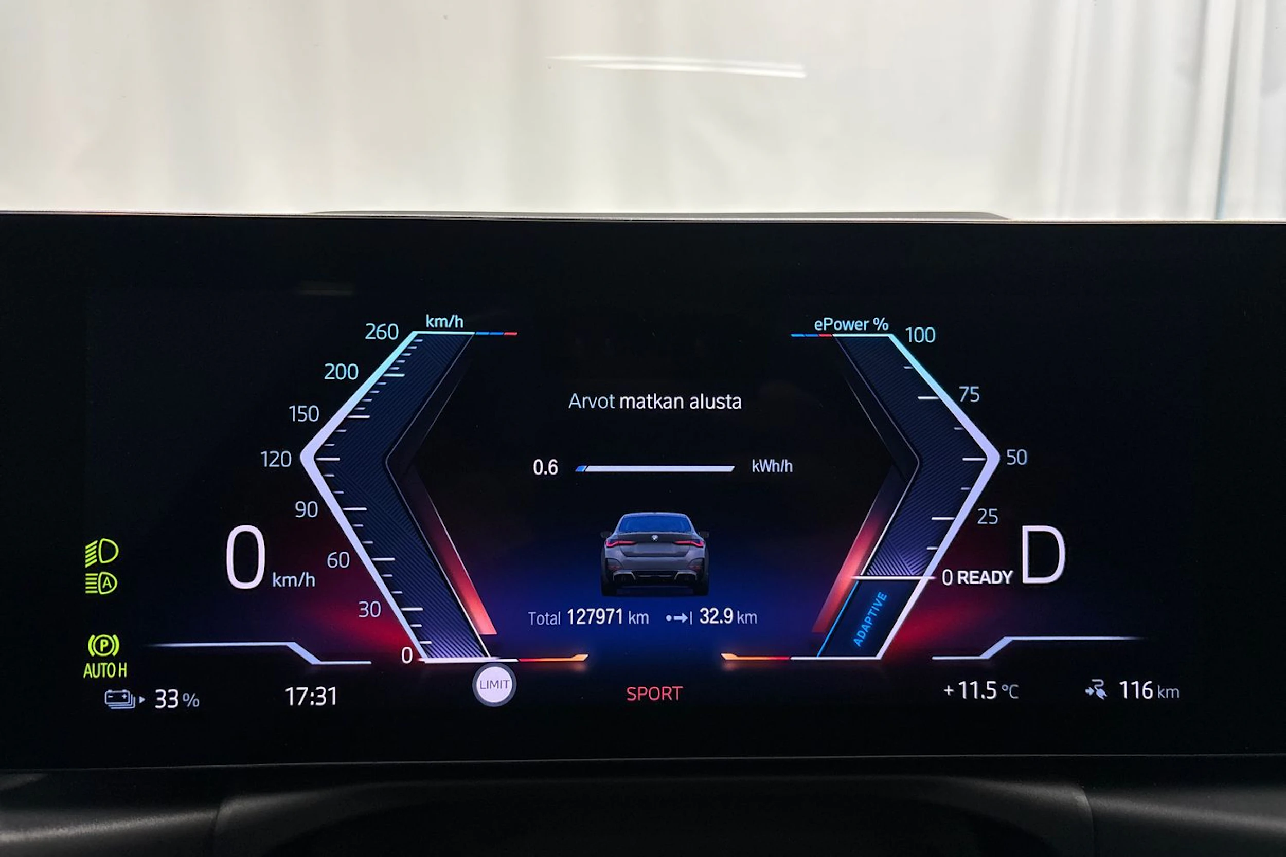 harmaa BMW i4 M50 2022 kuva 20.