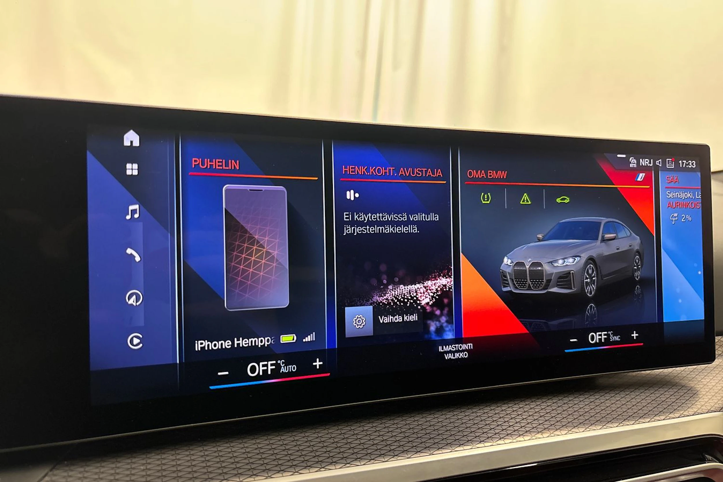 harmaa BMW i4 M50 2022 kuva 24.