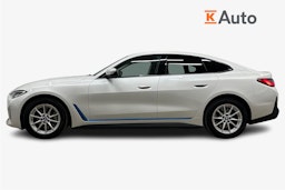 valkoinen BMW i4 2022 kuva 6.