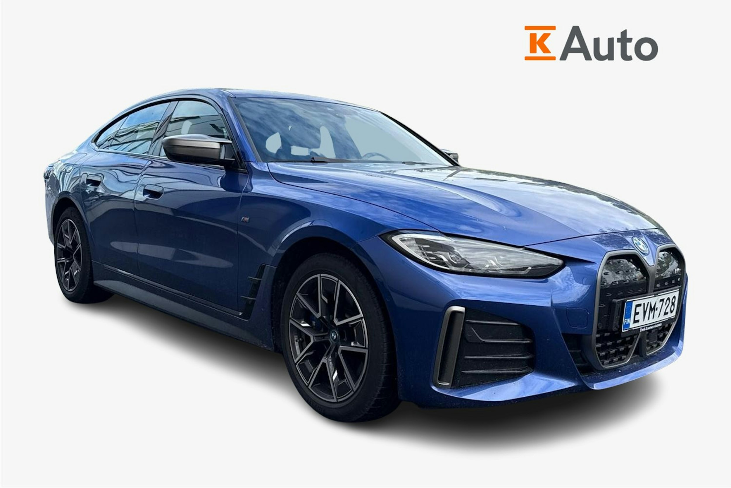 sininen BMW i4 M50 2023 kuva 1.
