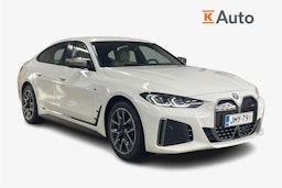 Valkoinen BMW i4 2023 kuva 1.