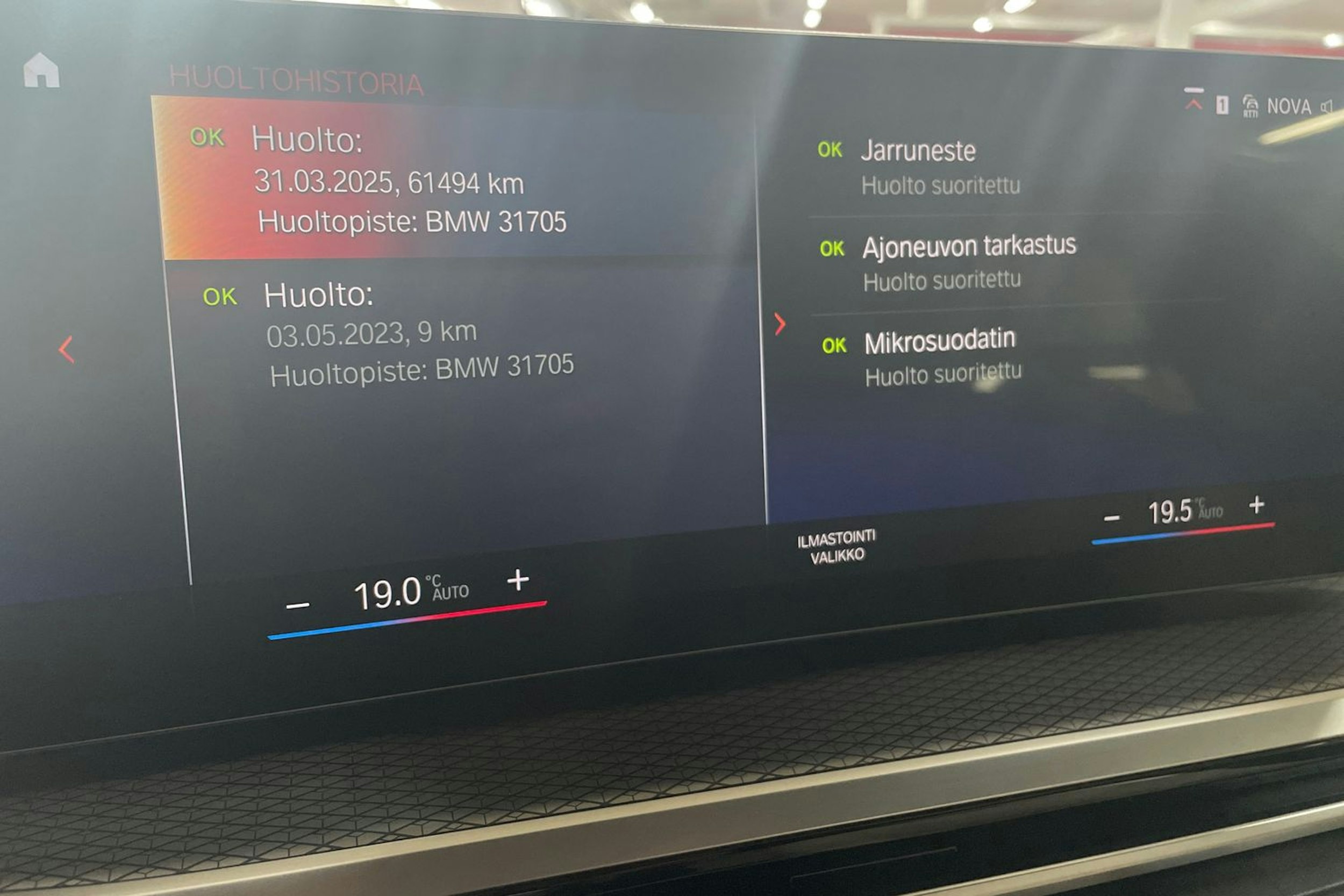 Valkoinen BMW i4 2023 kuva 22.