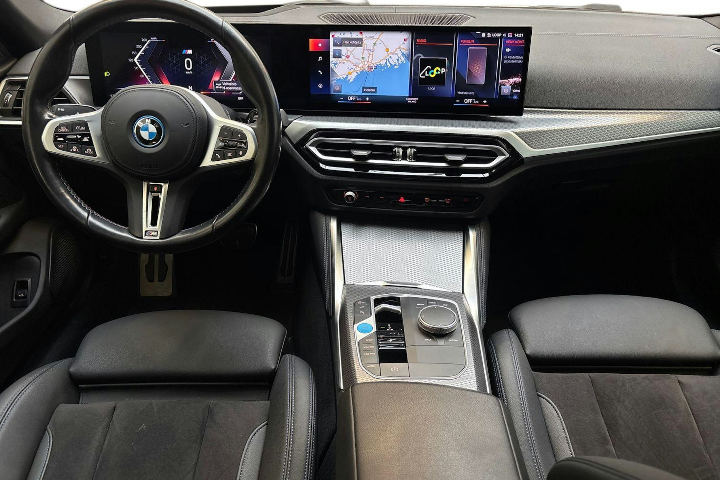 valkoinen BMW i4 M50 2023 kuva 7.