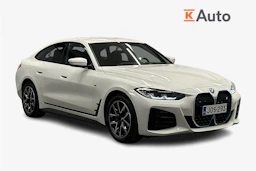 valkoinen BMW i4 2023 kuva 1.