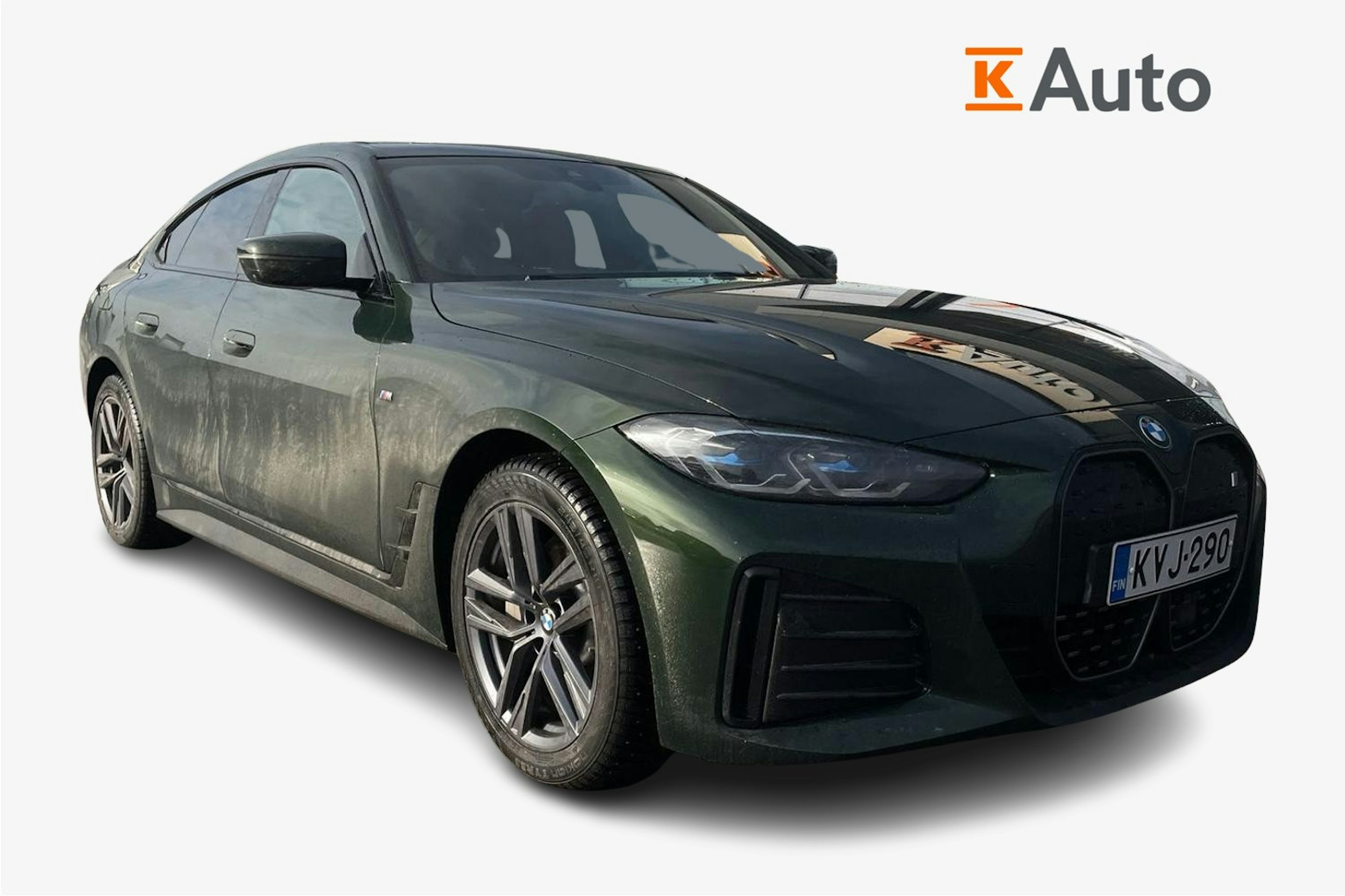 vihreä BMW i4 2023 kuva 1.