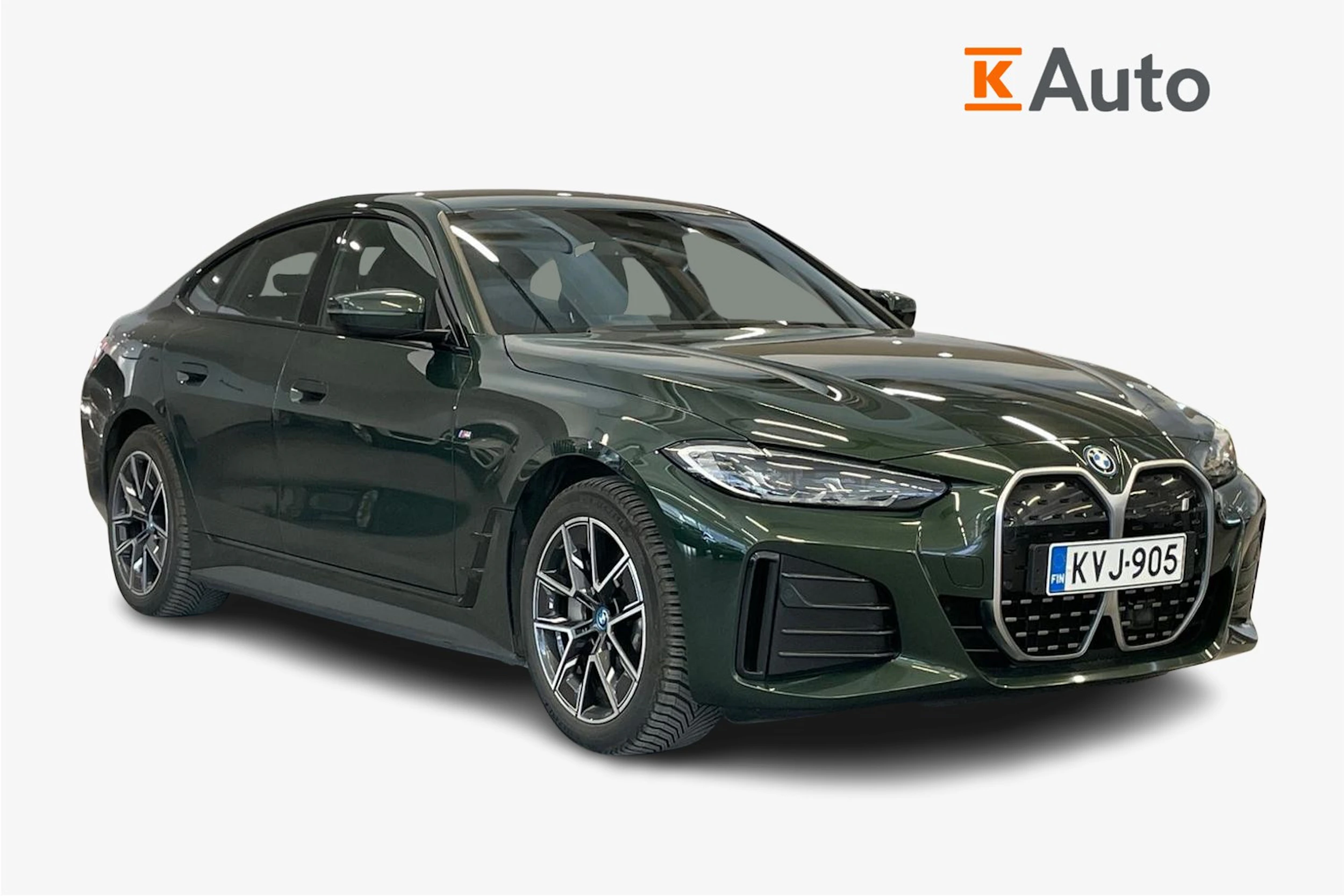 vihreä BMW i4 2024 kuva 1.