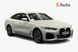valkoinen BMW i4 2024 kuva 1.