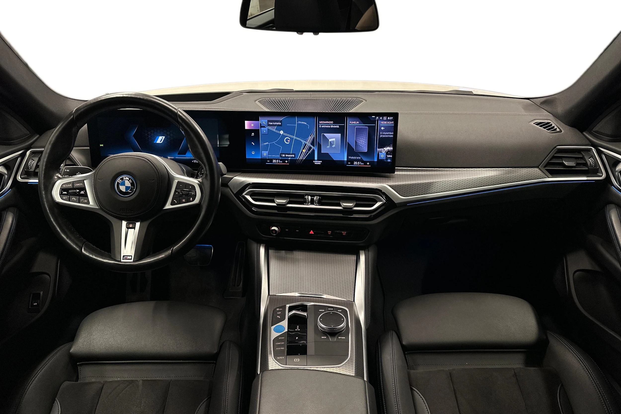 valkoinen BMW i4 2024 kuva 7.