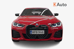 punainen BMW i4 2024 kuva 4.