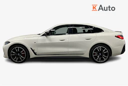 valkoinen BMW i4 M50 2024 kuva 5.