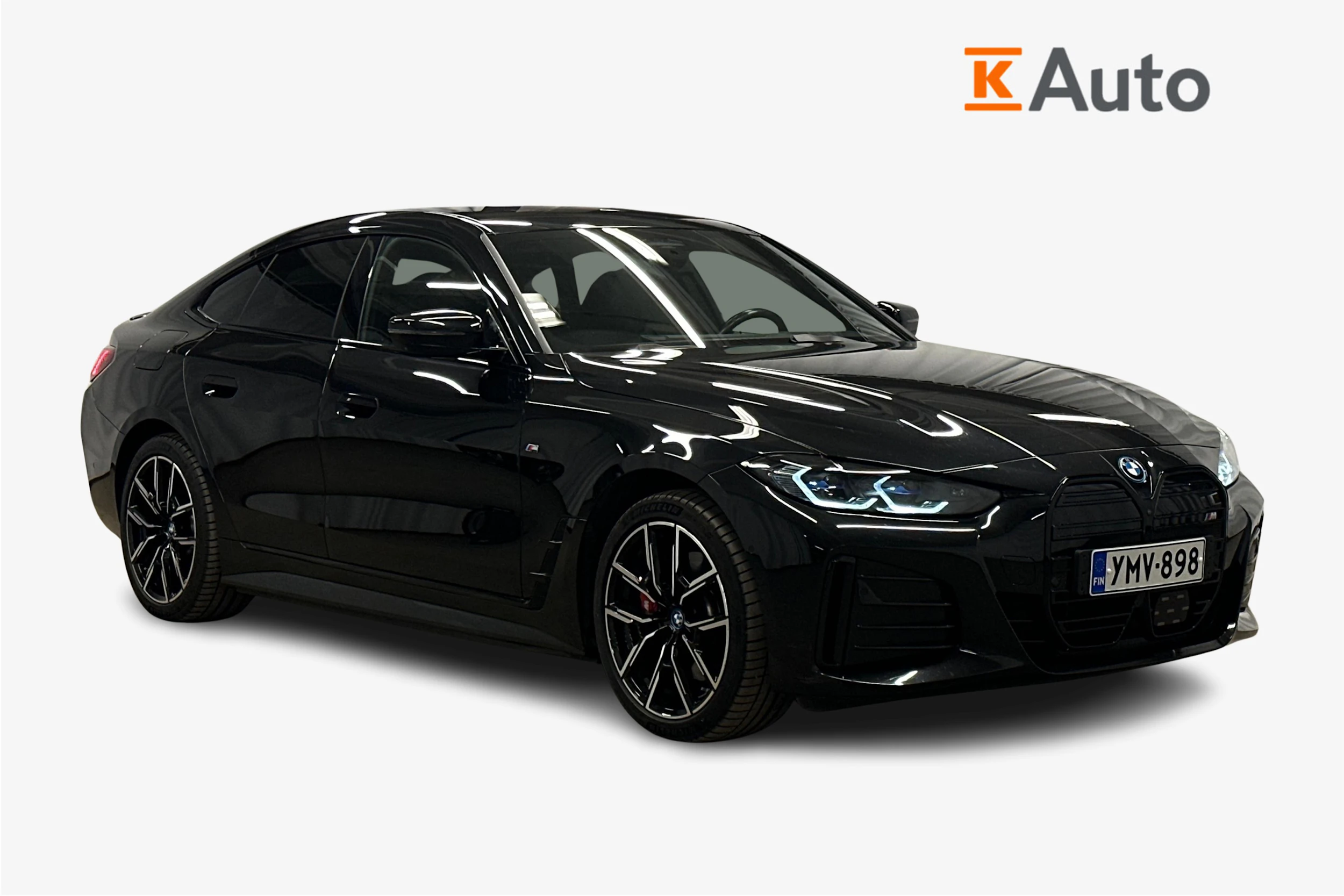 musta BMW i4 2024 kuva 1.