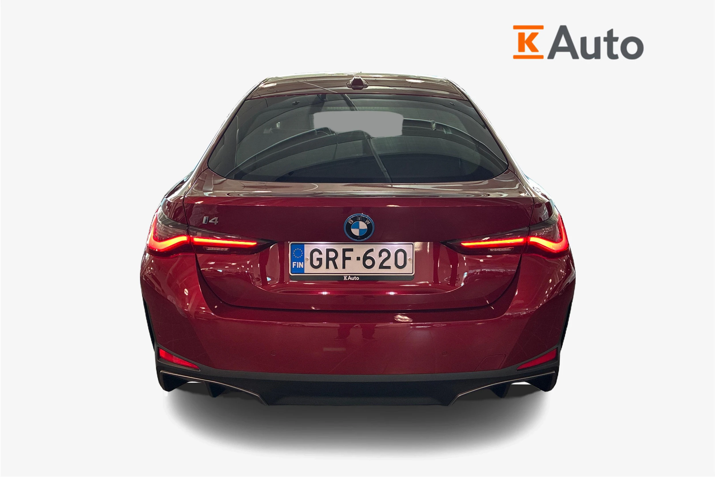 punainen BMW i4 2025 kuva 3.