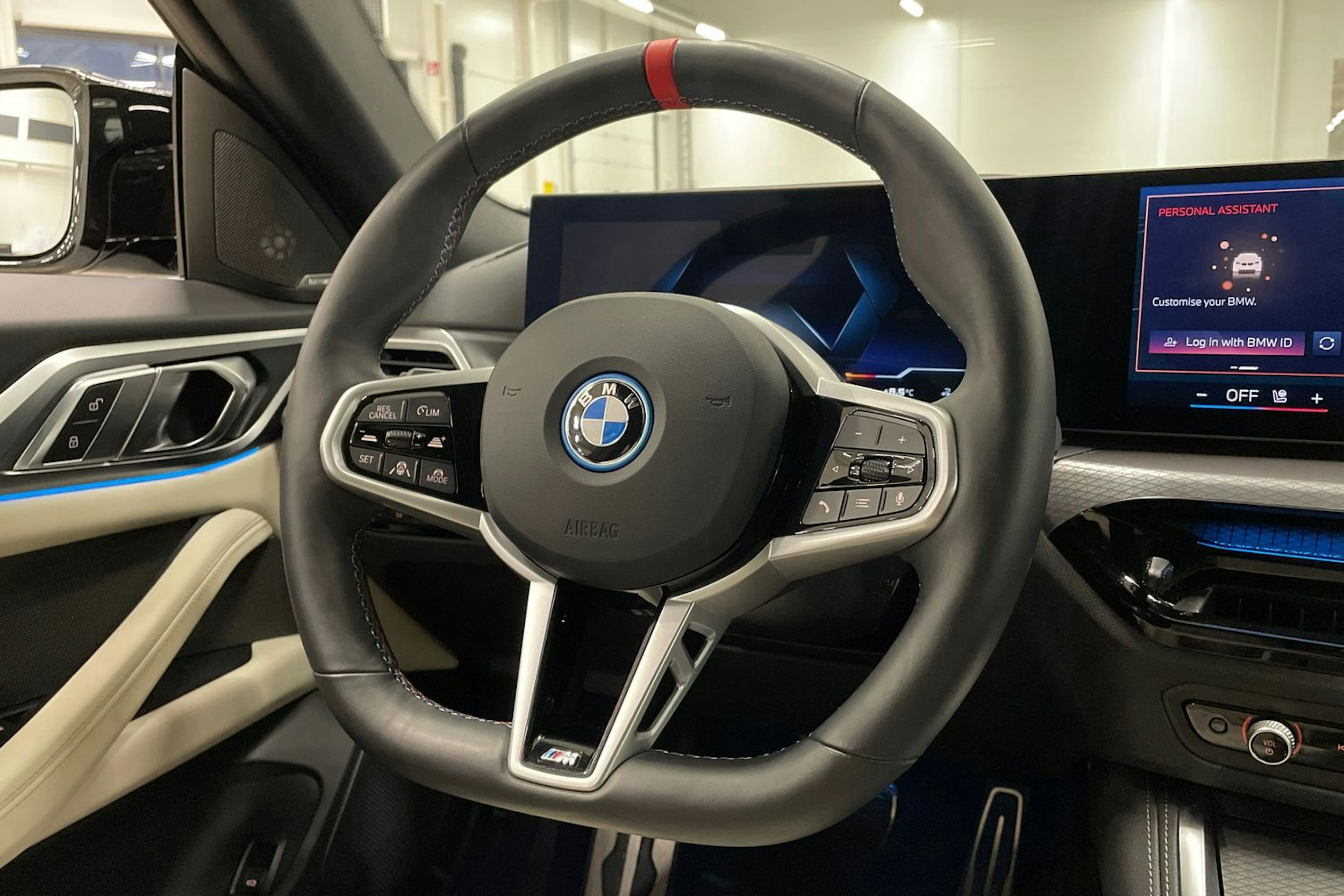 met. valkoinen BMW i4 M60 2025 kuva 21.