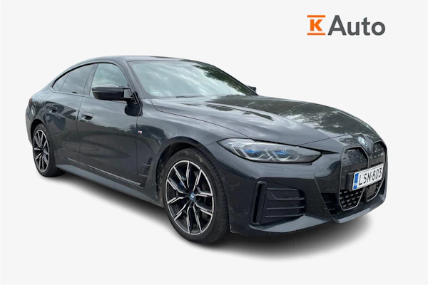 BMW i4 M50 Fully Charged | Facelift | Suomi-auto | ILP | Kattoluukku | HUD | Harman/Kardon | Koukku | 360° |