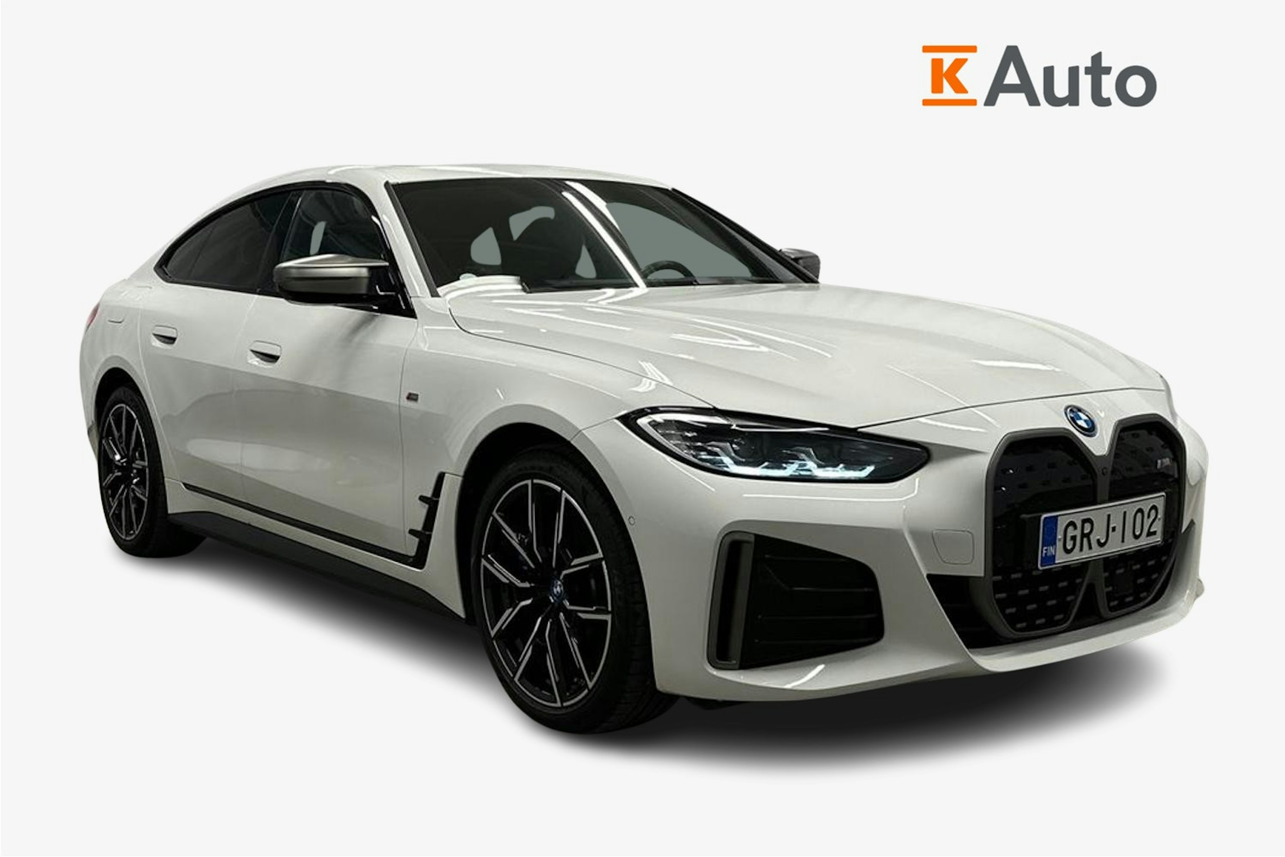 valkoinen BMW i4 M50 2022 kuva 1.