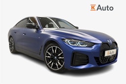 sininen BMW i4 M50 2022 kuva 1.
