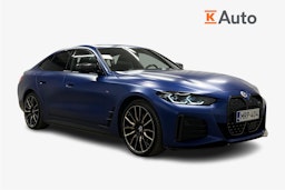 sininen BMW i4 M50 2022 kuva 1.